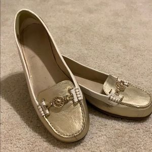 Aerosoles, gold flats, size 11, rarely worn